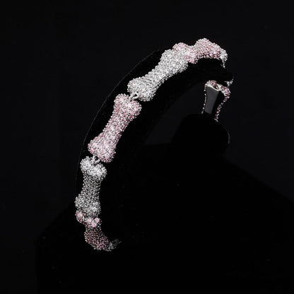 New Full Zircon Jewelry Bone Chain