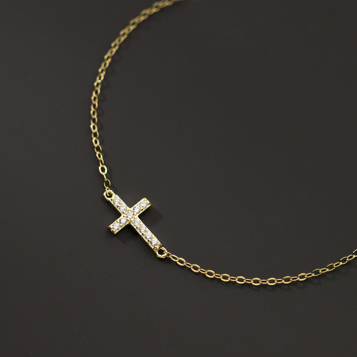 Cross bracelet women/men (15+3cm)