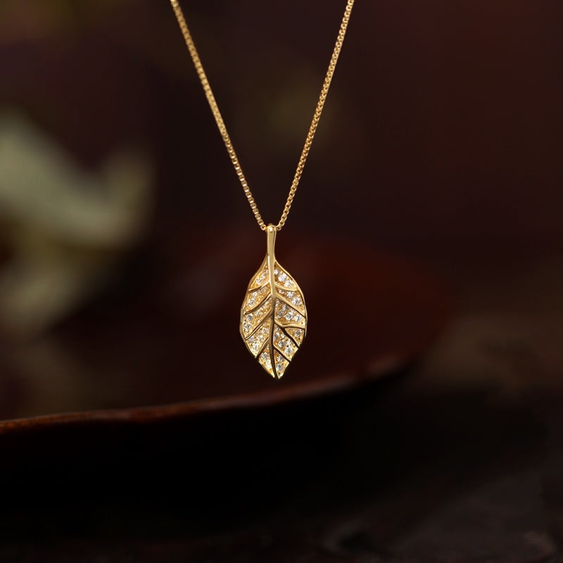 Leaves Sterling Silver Necklace