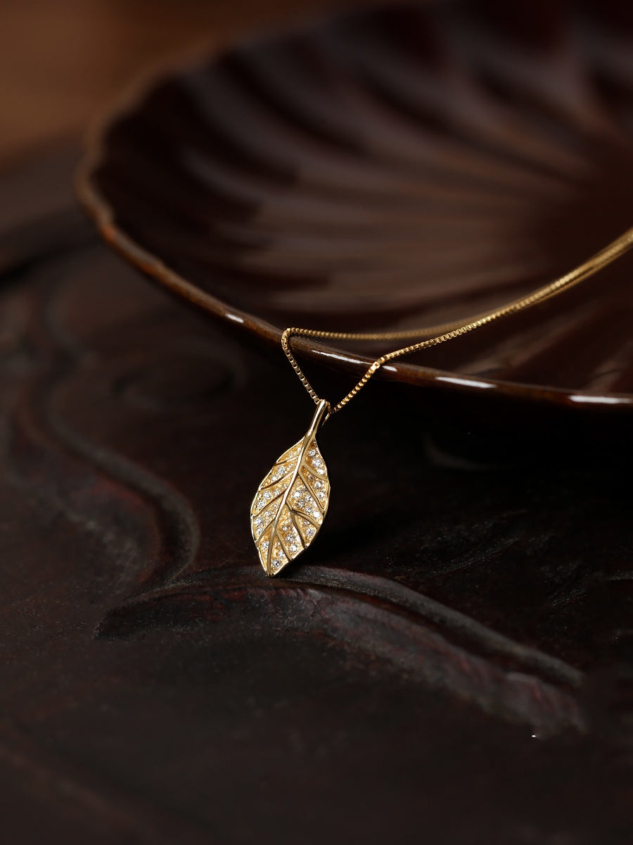 Leaves Sterling Silver Necklace