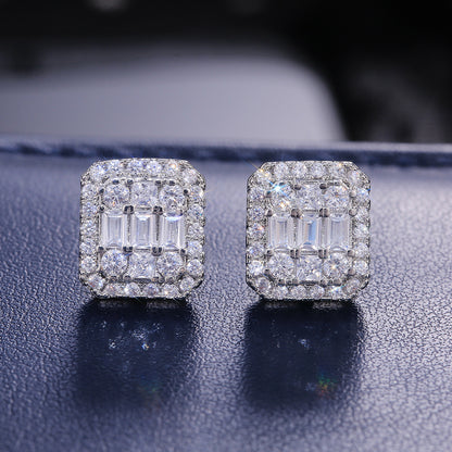 Hot Selling All-match Square Zircon