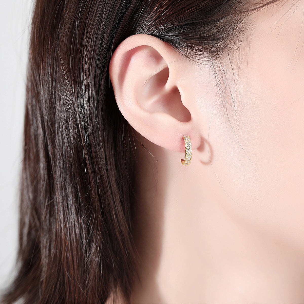 Fashionable micro stud earrings