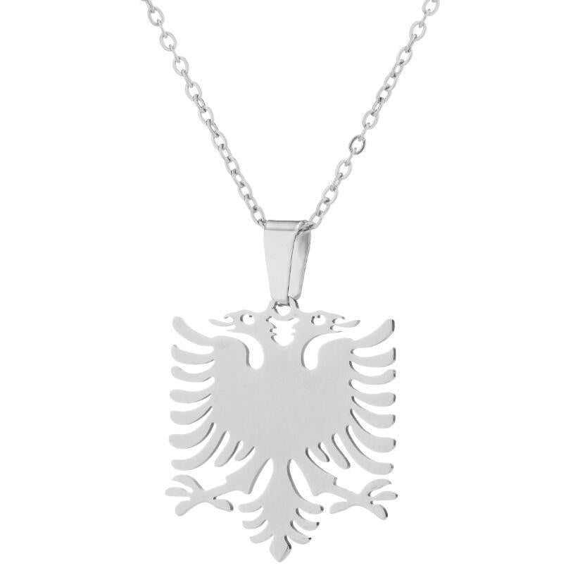 Albanian eagle necklace