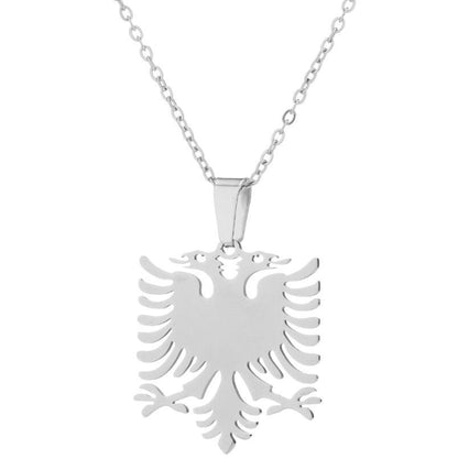 Albanian eagle necklace 