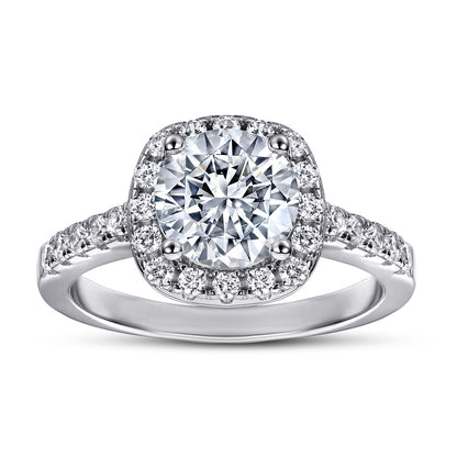 Sterling Silver Zircon Wedding Ring