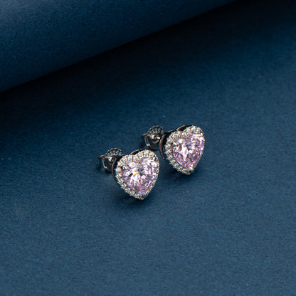 Love Diamante Carbon Earrings (1 pair)