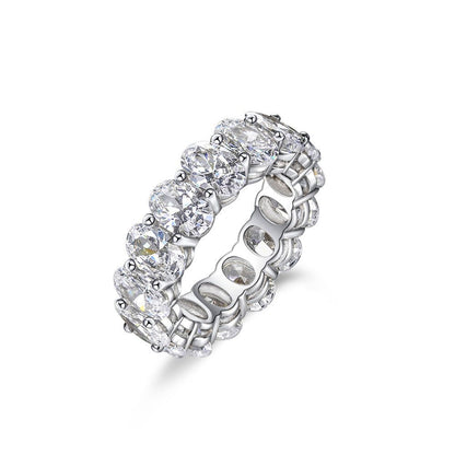 High Carbon Diamond Stackable Ring