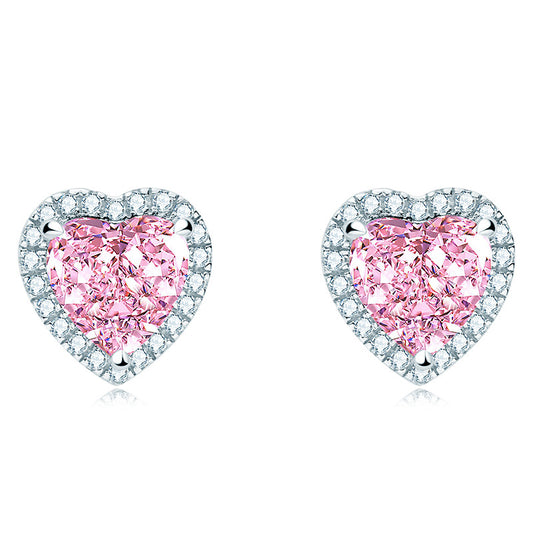 Love Diamante Carbon Earrings (1 pair)