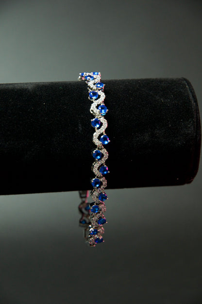 Exquisite diamond plated bracelet